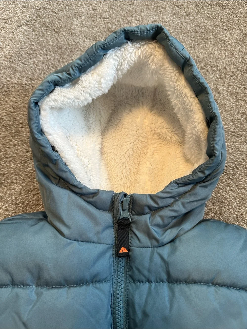 Toddler Hooded Puffer Jacket - Slate Blue